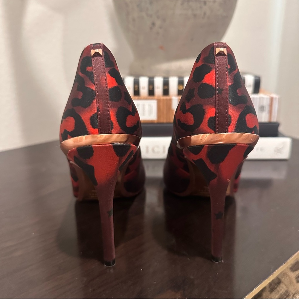 Ted Baker Red and Black Heels